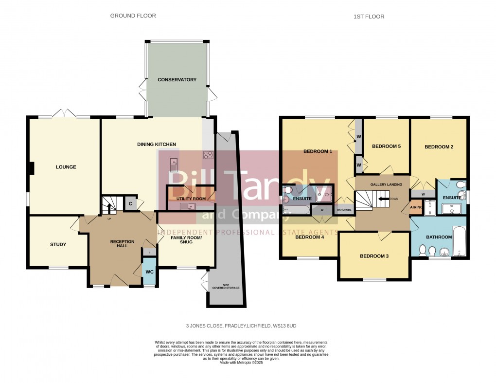 Floorplan for Fradley, Lichfield, Staffordshire