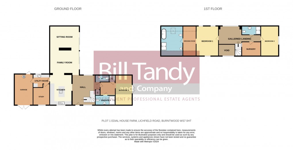 Floorplan for Edial, Burntwood, Staffs