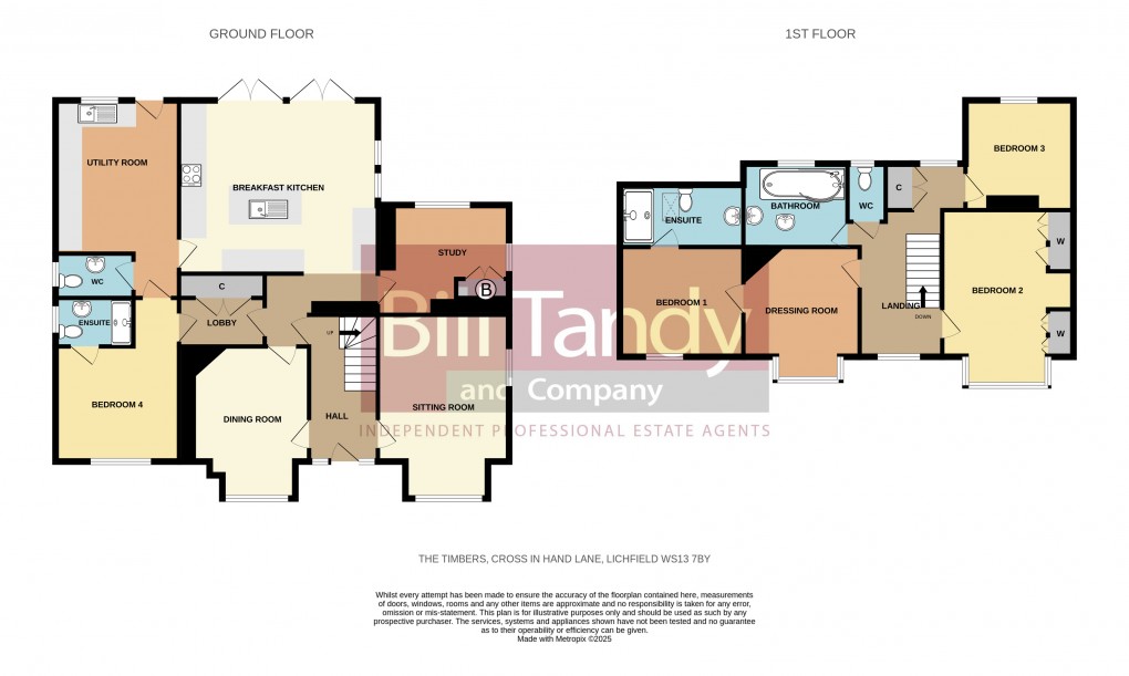 Floorplan for Cross in Hand Lane, Lichfield, Staffordshire