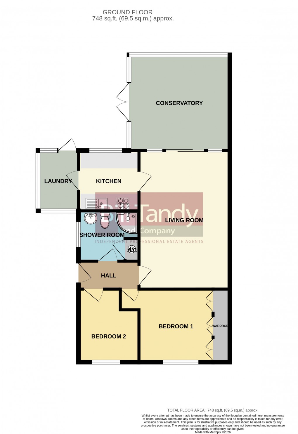 Floorplan for Browning Road, Burntwood, Staffordshire