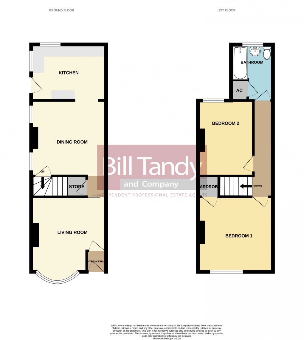 Floorplan for Brownhills, Walsall, West Midlands