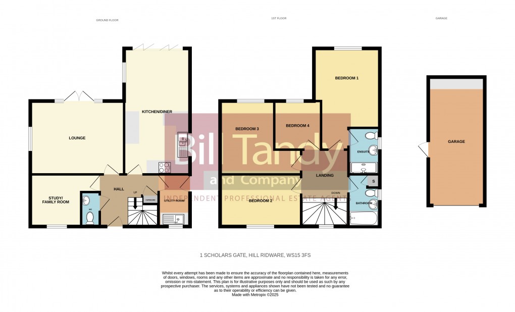 Floorplan for Hill Ridware, Rugeley, Staffordshire