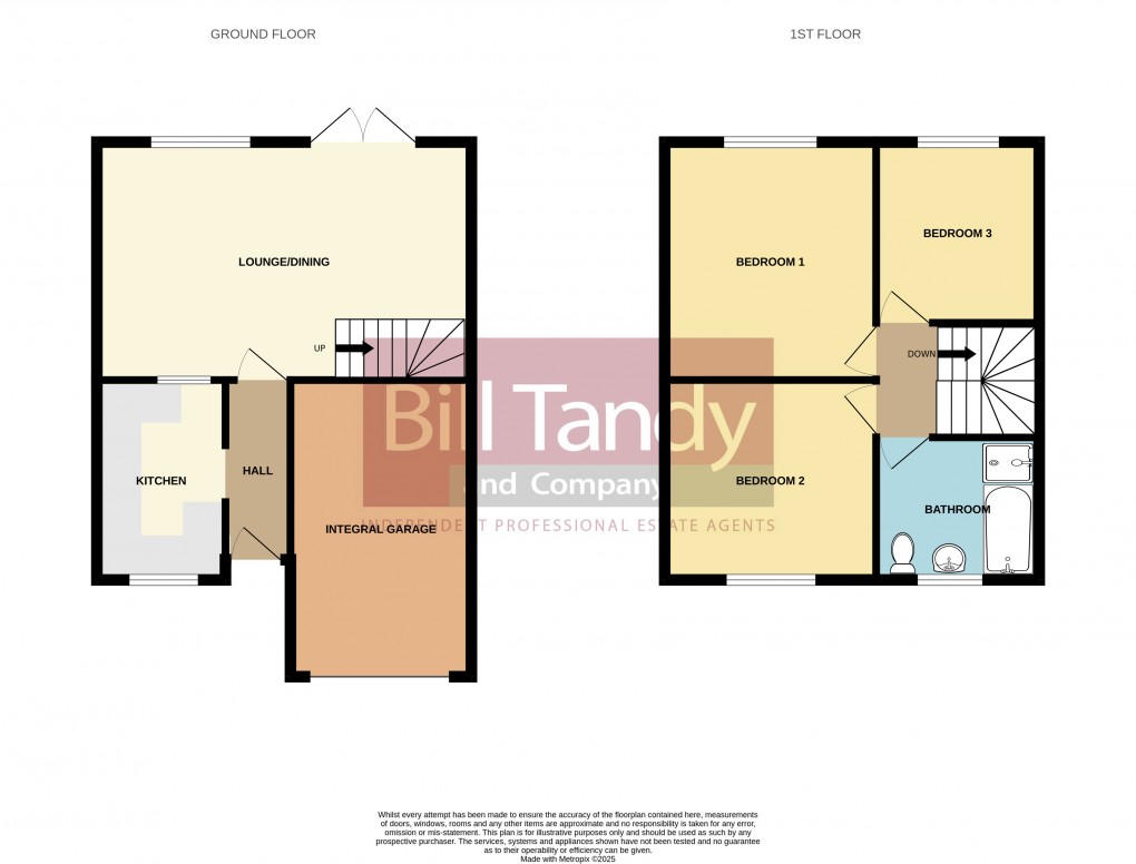Floorplan for Fernleigh Avenue, Burntwood, Staffordshire