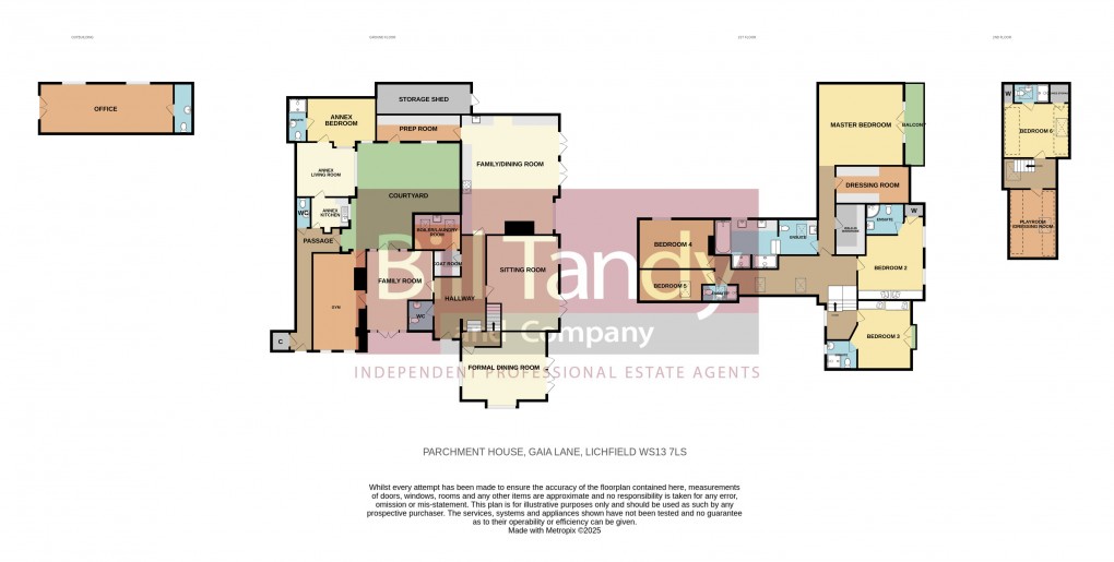 Floorplan for Gaia Lane, Lichfield, Staffordshire
