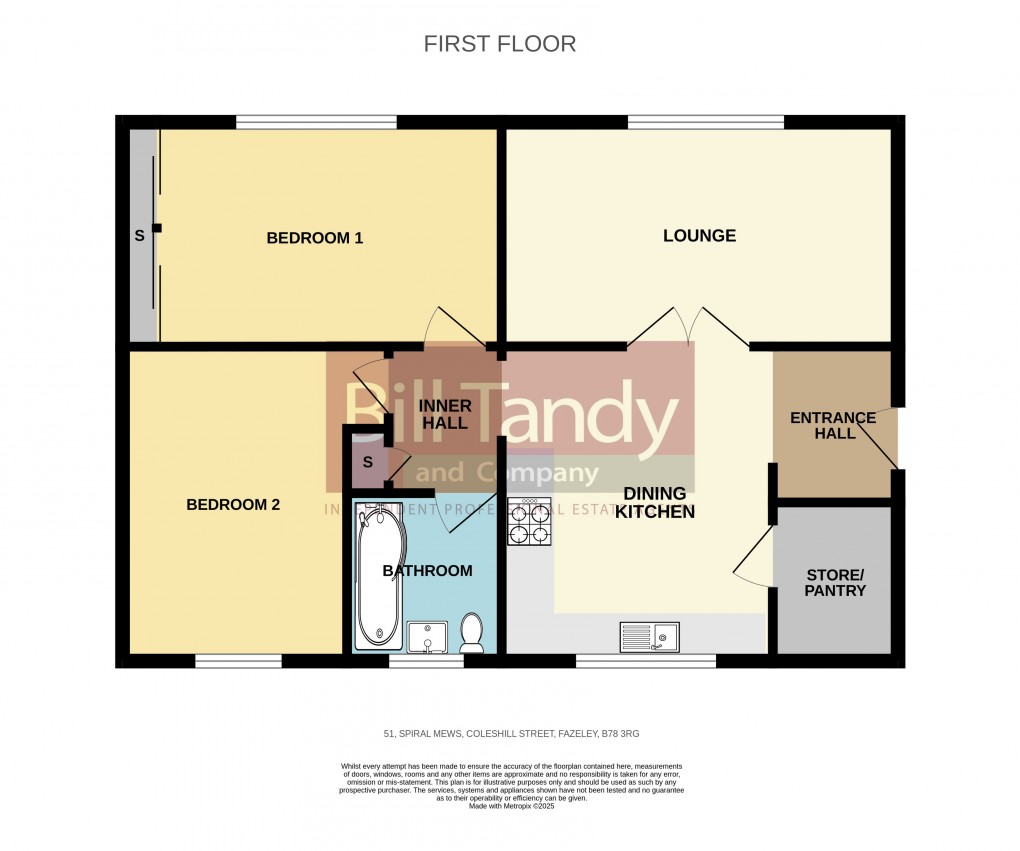 Floorplan for Fazeley, Tamworth, Staffordshire