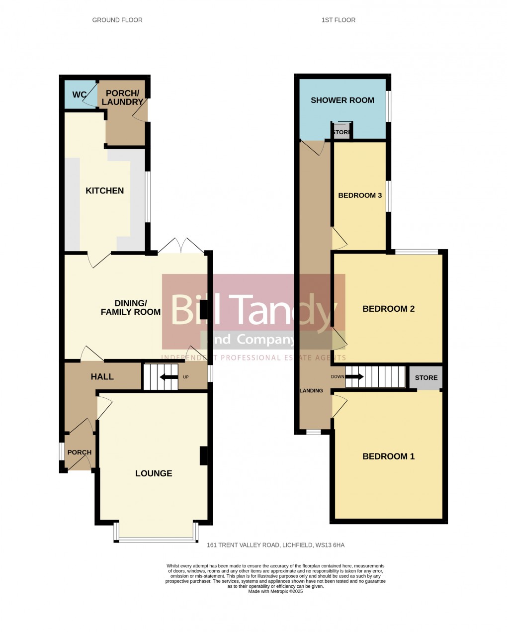 Floorplan for Trent Valley Road, Lichfield, Staffordshire