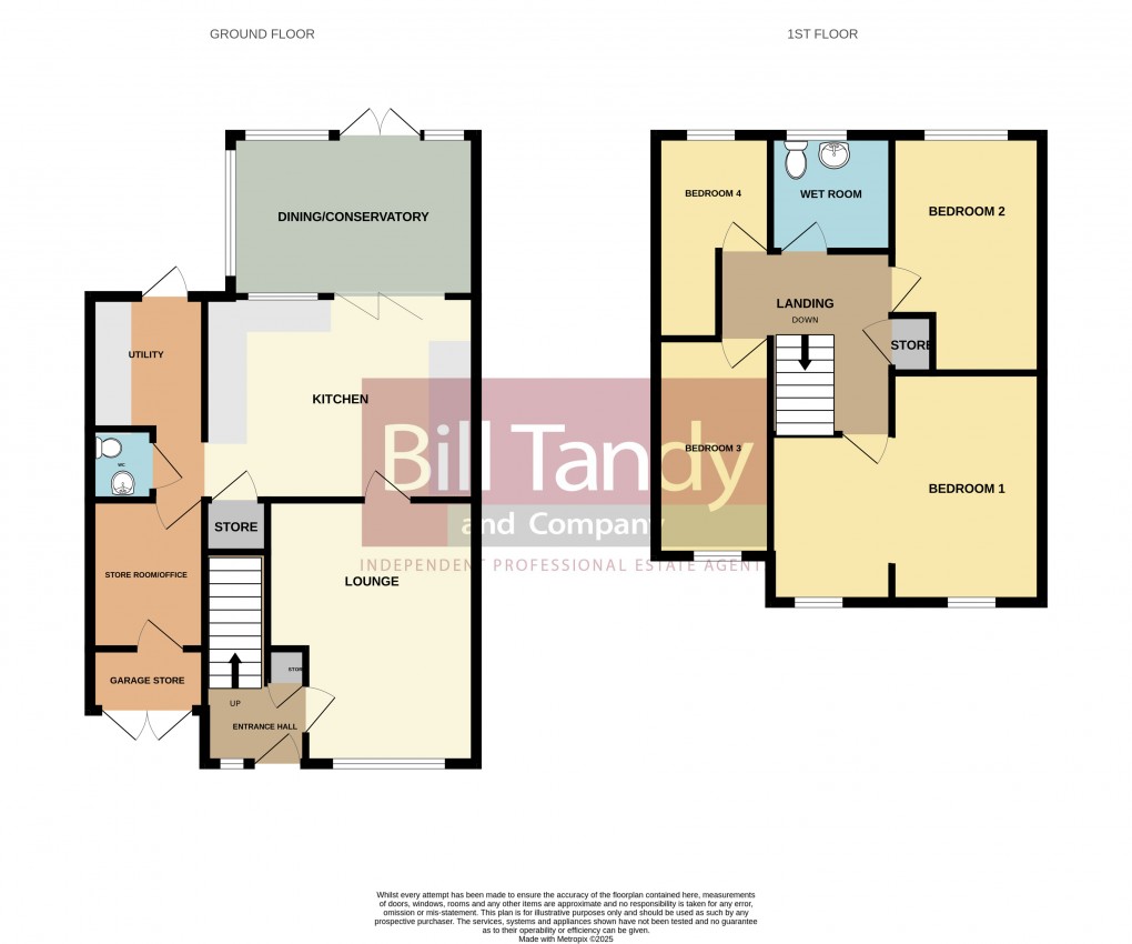 Floorplan for Chase Terrace, Burntwood, Staffordshire