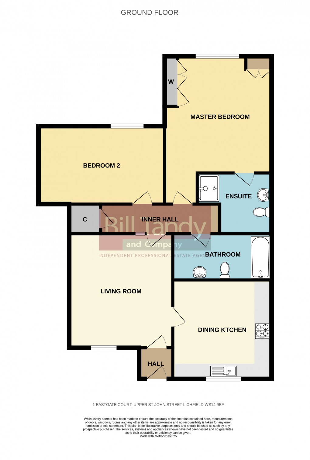Floorplan for Upper St John Street, Lichfield, Staffordshire