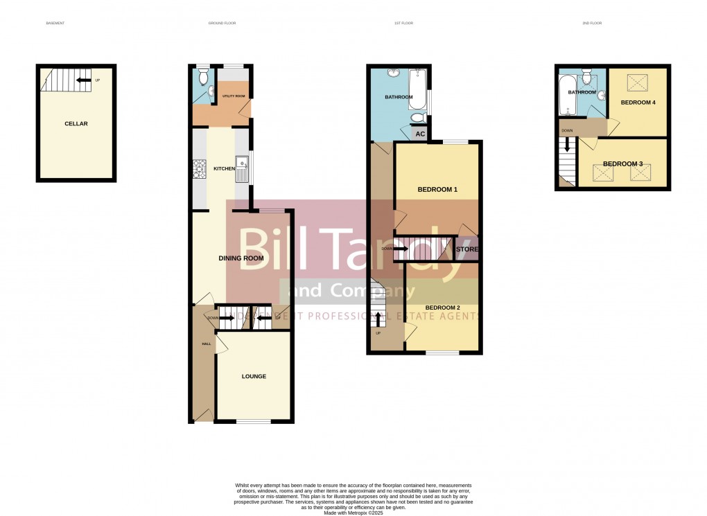 Floorplan for Chasetown, Burntwood, Staffordshire
