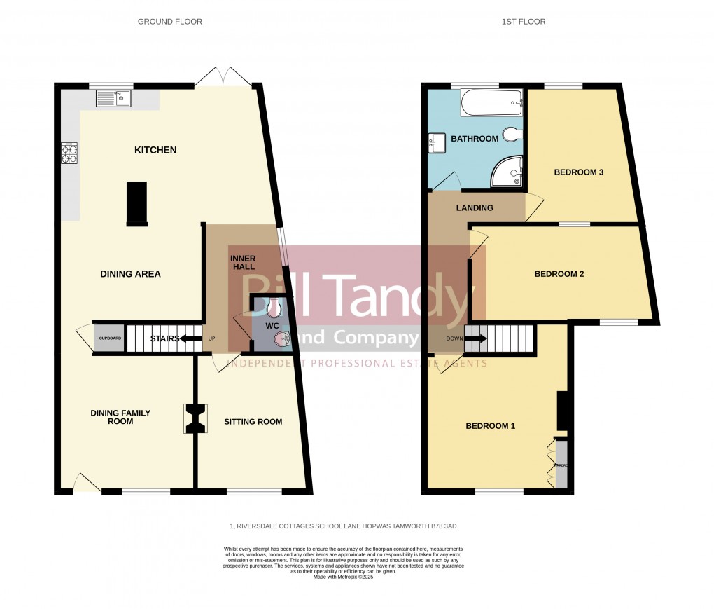 Floorplan for Hopwas, Tamworth, Staffordshire