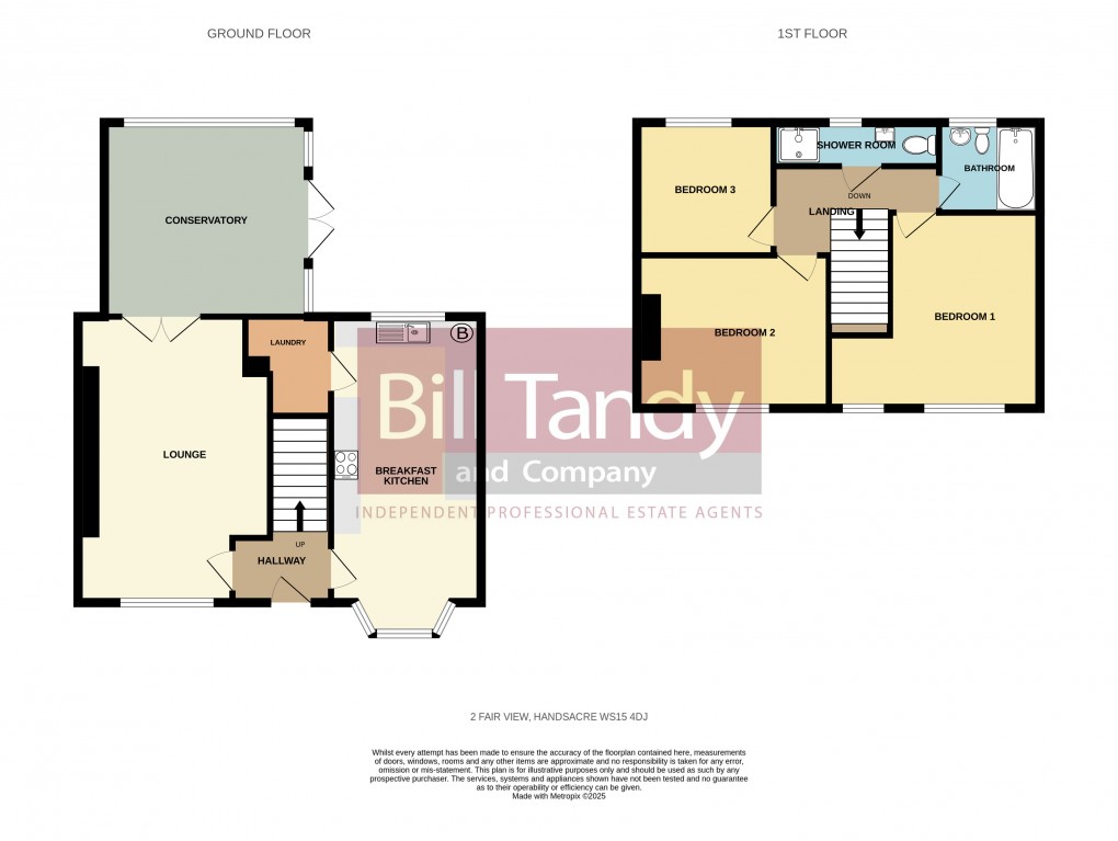 Floorplan for Handsacre, Rugeley, Staffordshire