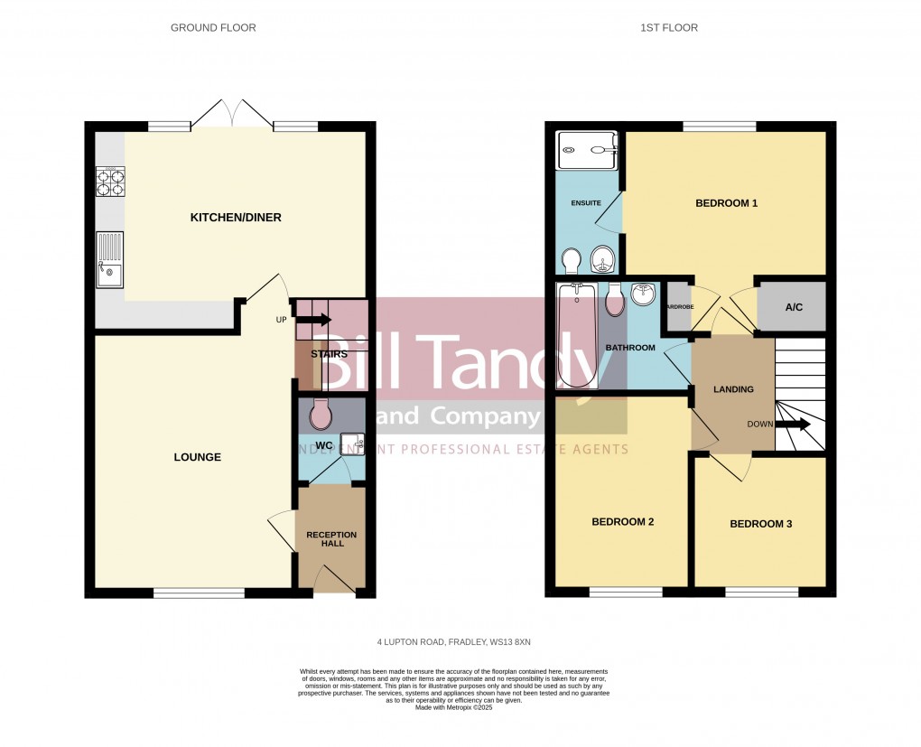 Floorplan for Fradley, Lichfield, Staffordshire