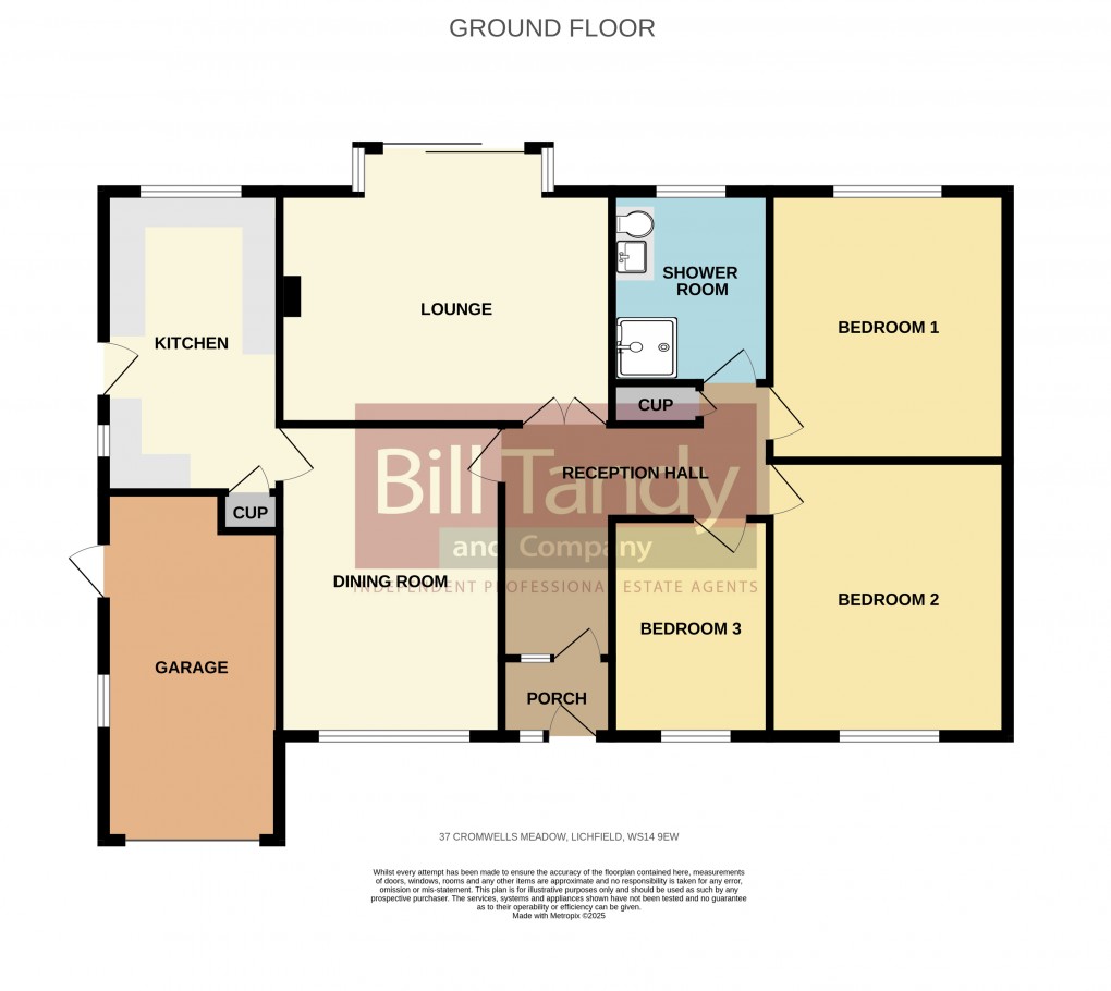 Floorplan for Cromwells Meadow, Lichfield, Staffordshire