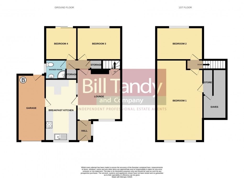 Floorplan for Uplands Close, Cannock Wood, Staffordshire