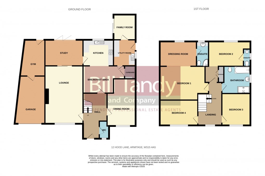 Floorplan for Armitage, Rugeley, Staffordshire
