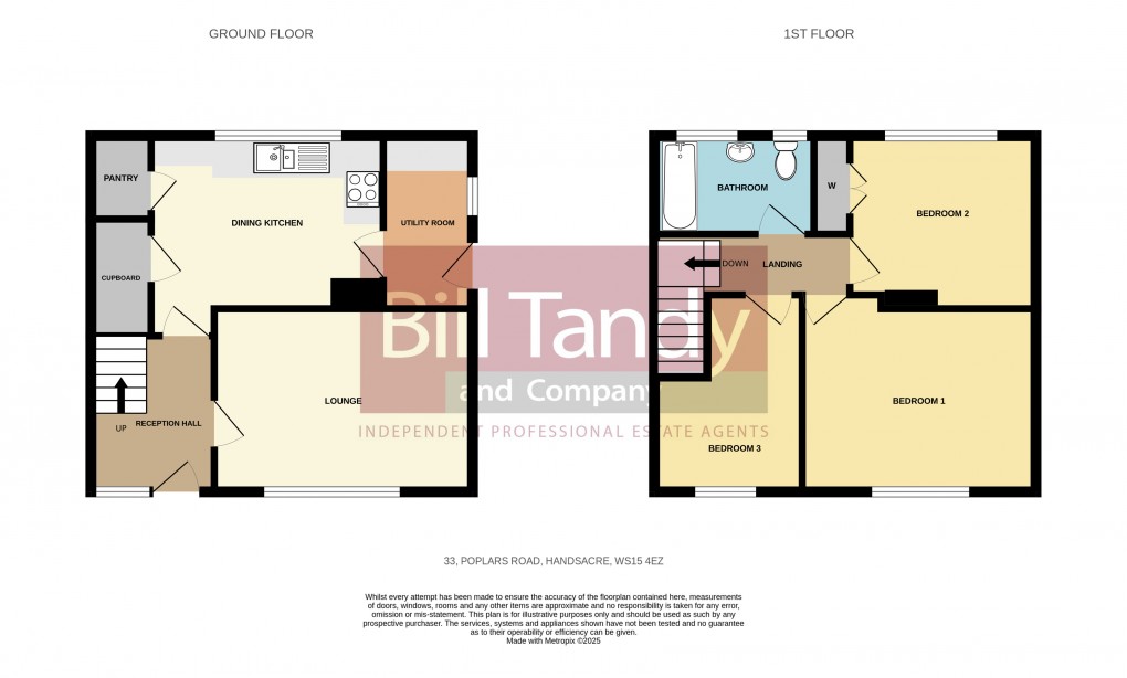 Floorplan for Poplars Road, Handsacre, Staffordshire