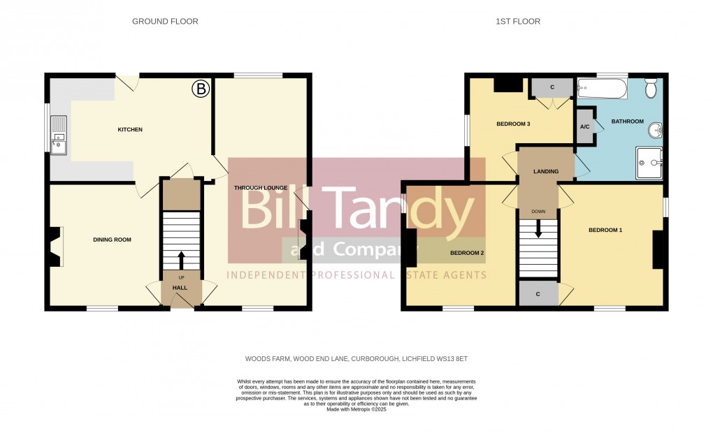 Floorplan for Curborough, Lichfield, Staffordshire