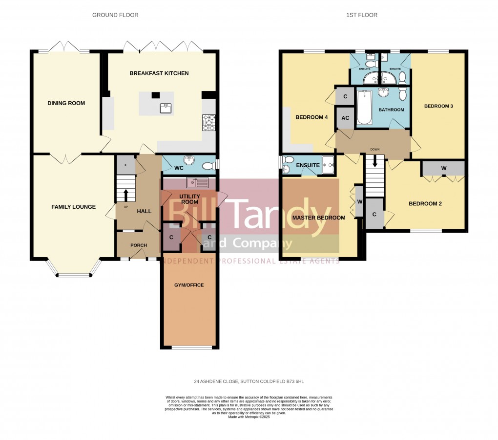 Floorplan for Ashdene Close, Sutton Coldfield, West Midlands