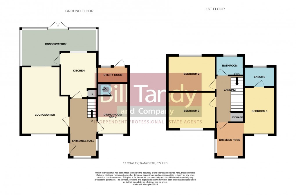 Floorplan for Cowley, Tamworth, Staffordshire