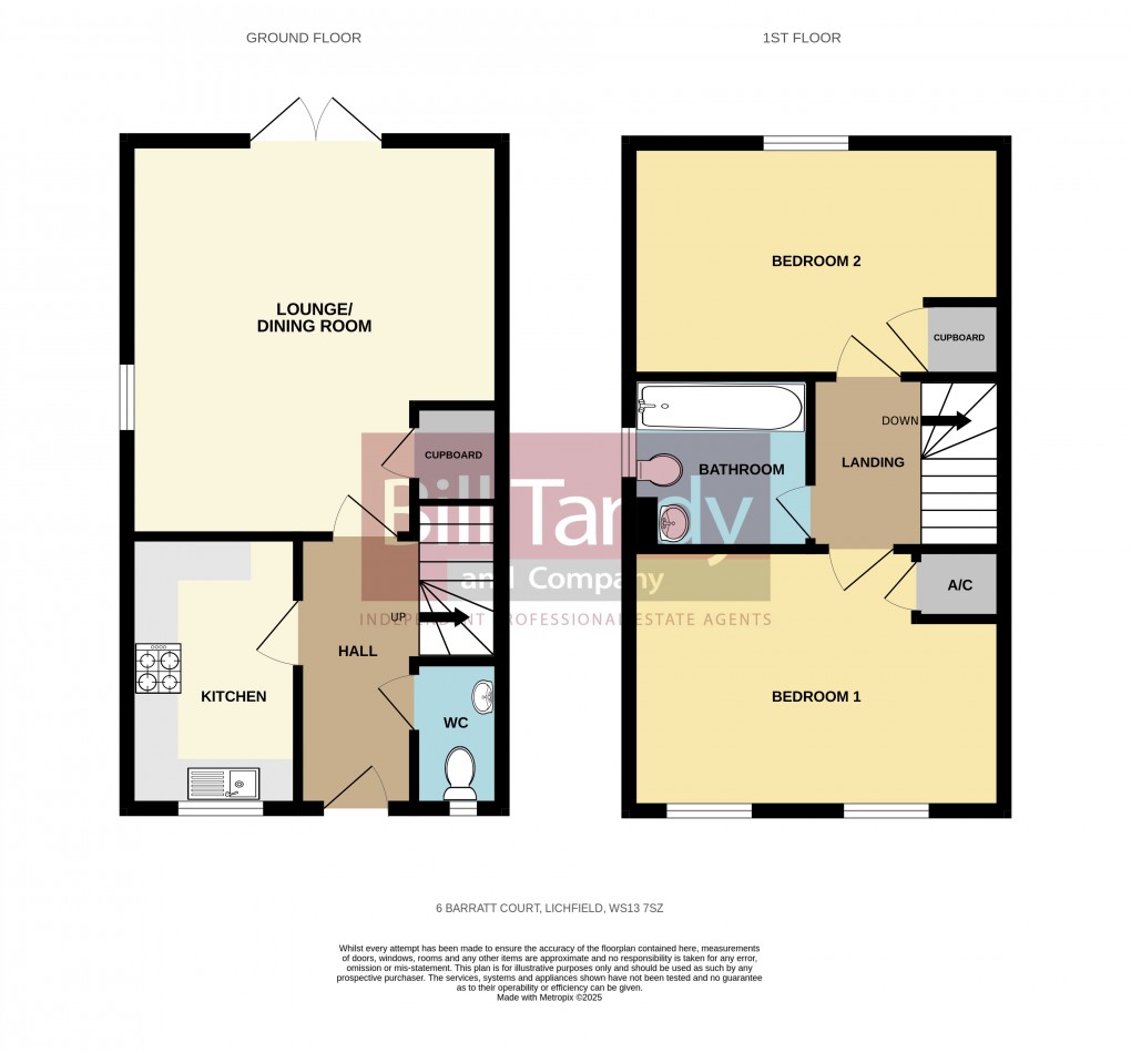 Floorplan for Barratt Court, Lichfield, Staffordshire