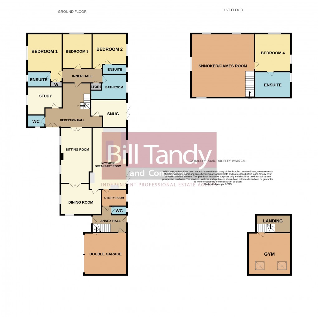 Floorplan for Hagley Road, Rugeley, Staffordshire