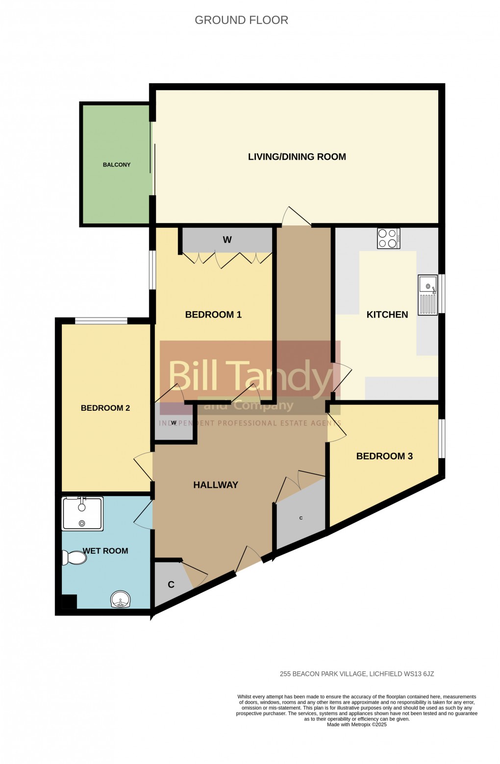 Floorplan for Lower Sandford Street, Lichfield, Staffordshire
