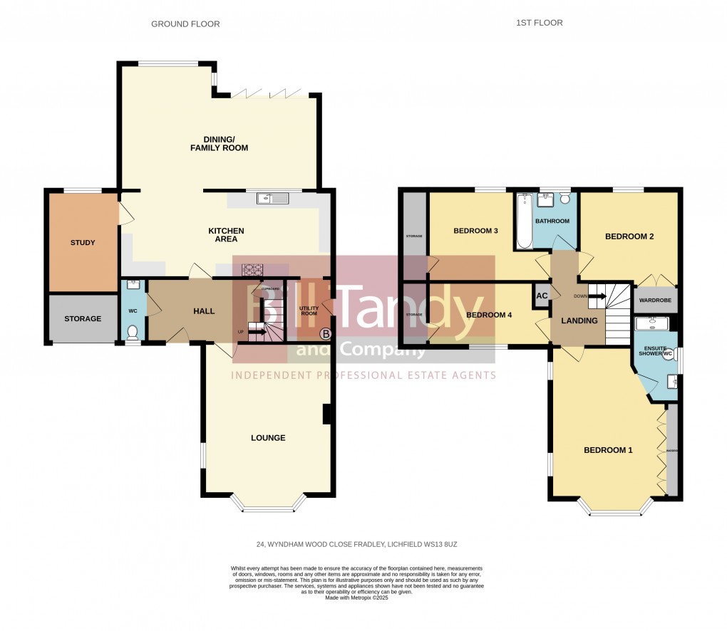 Floorplan for Fradley, Lichfield, Staffordshire