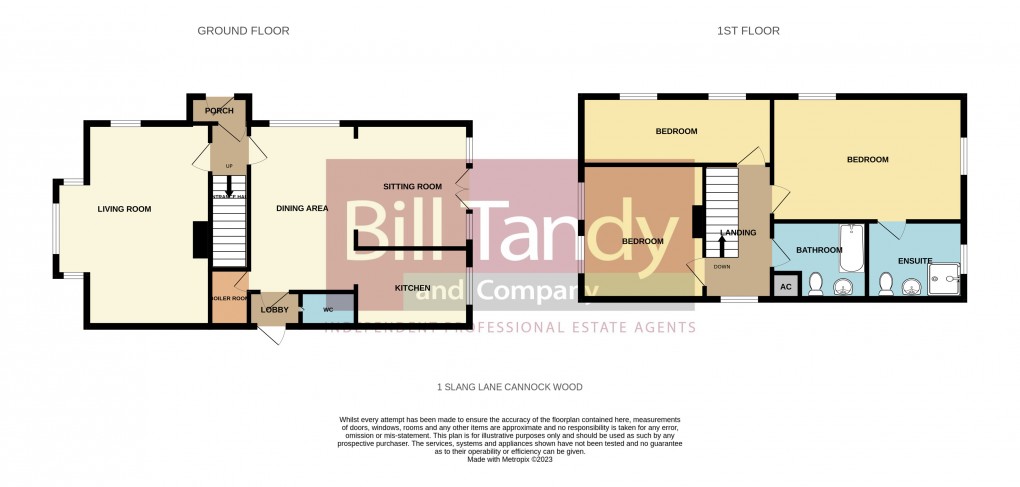 Floorplan for Slang Lane, Cannock Wood, Staffordshire