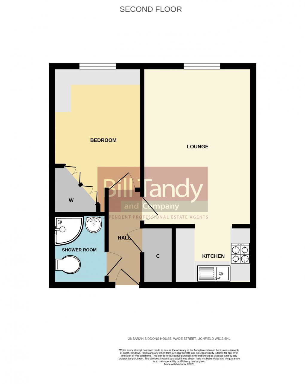 Floorplan for Wade Street, Lichfield, Staffordshire
