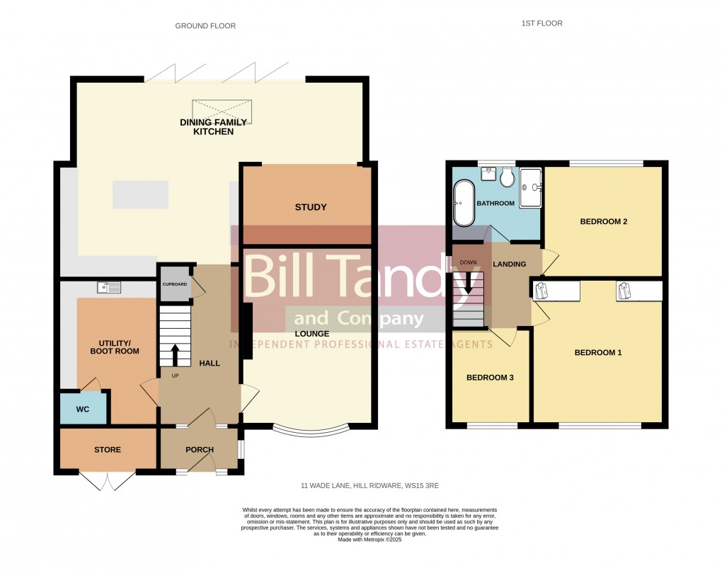 Floorplan for Hill Ridware, Rugeley, Staffordshire