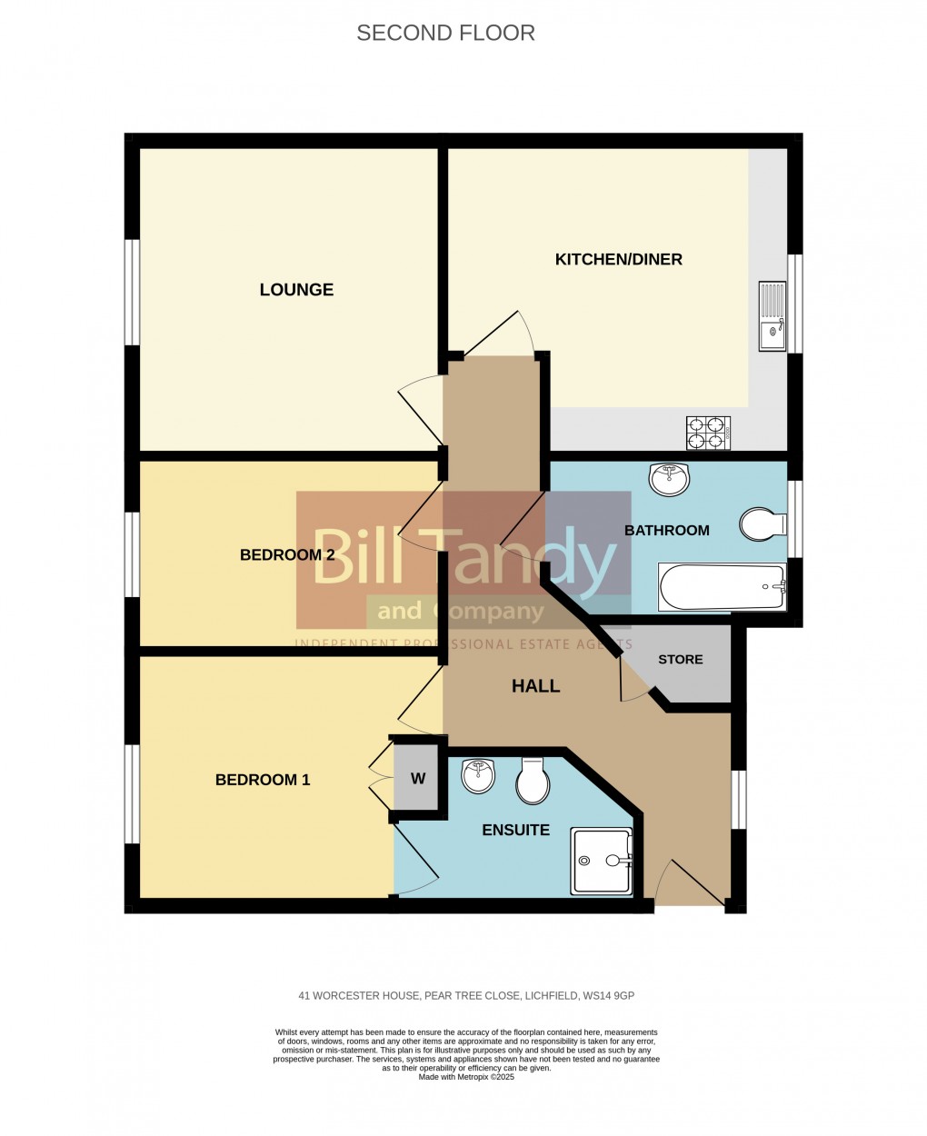 Floorplan for Pear Tree Close, Lichfield