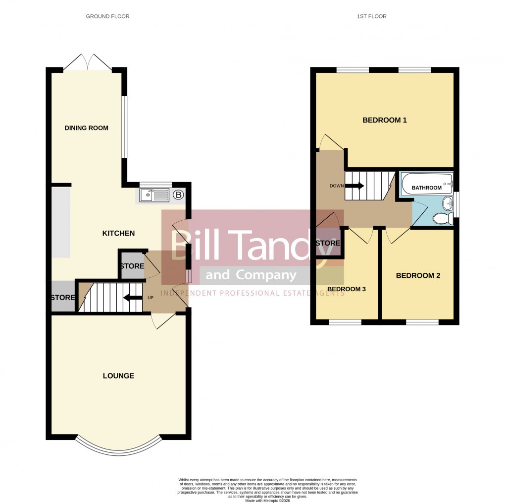 Floorplan for Emmanuel Road, Burntwood, Staffordshire