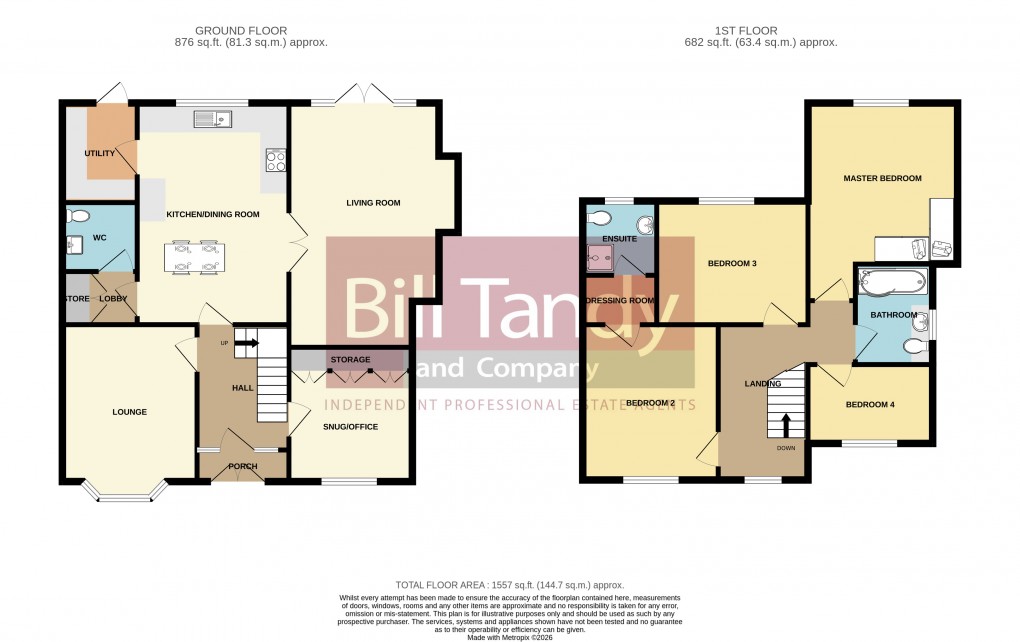 Floorplan for Rugeley Road, Burntwood, Staffordshire