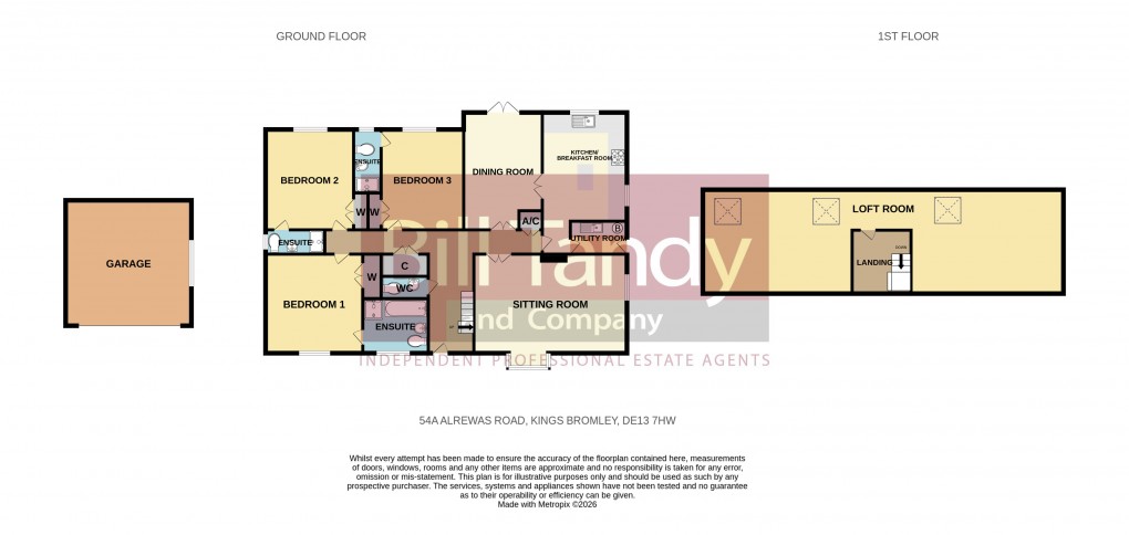 Floorplan for Kings Bromley, Burton-on-Trent, Staffordshire