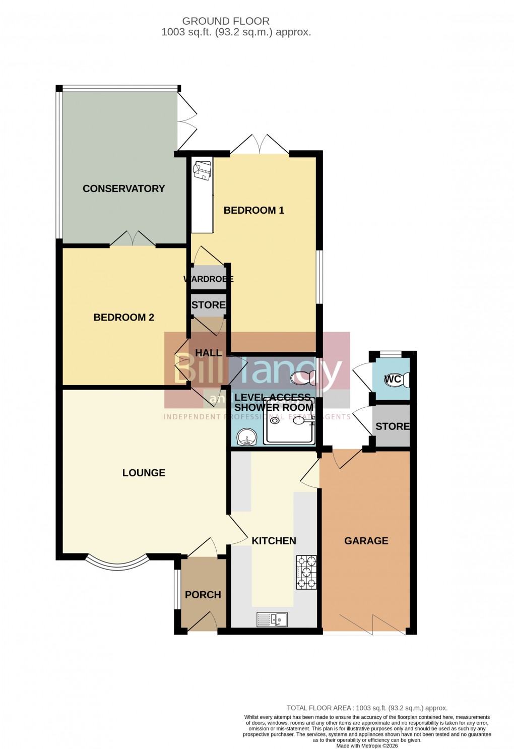 Floorplan for Shelley Road, Burntwood, Staffordshire