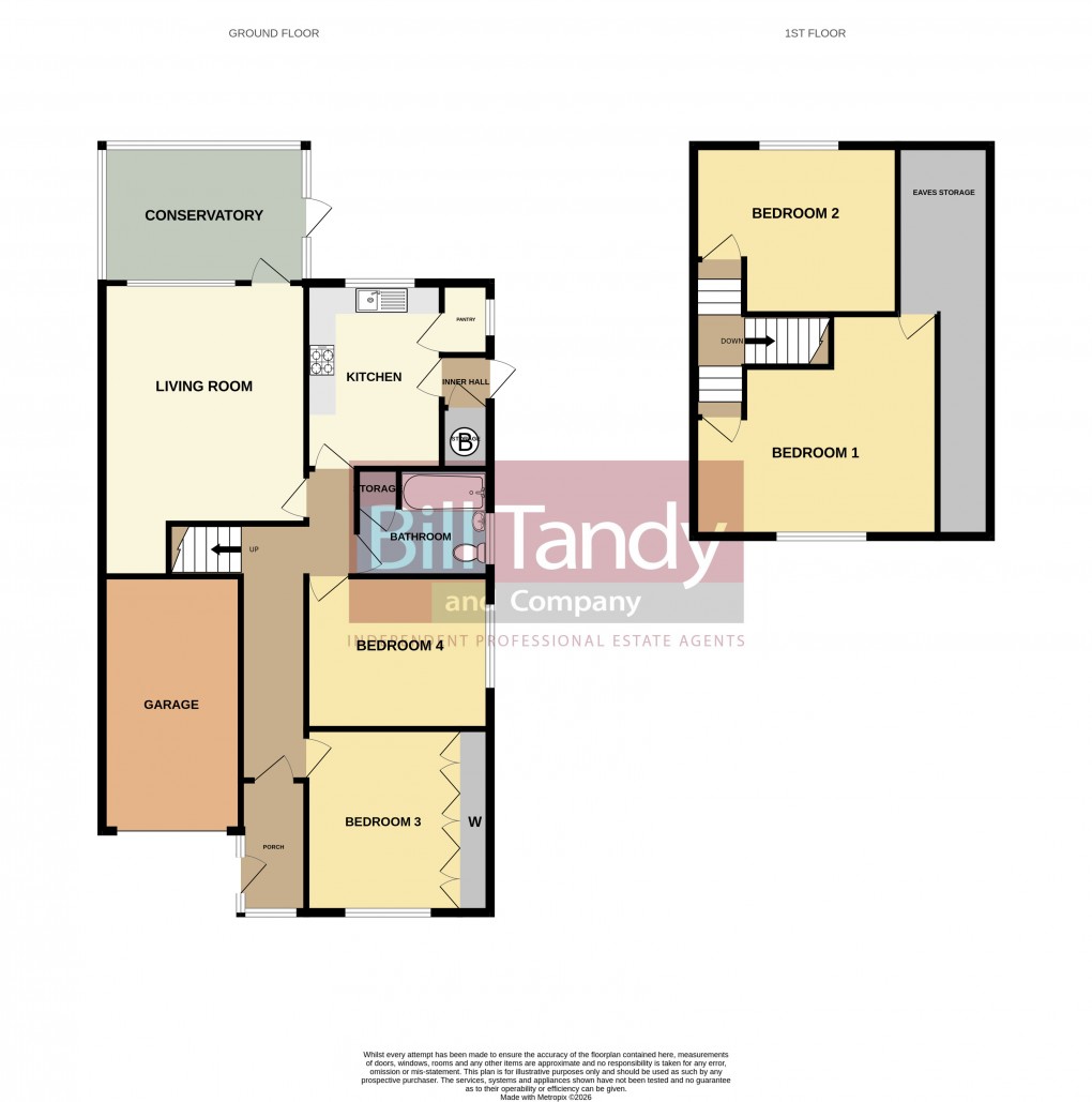 Floorplan for Myatt Avenue, Burntwood, Staffordshire