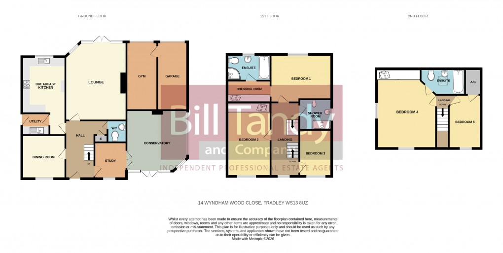 Floorplan for Fradley, Lichfield, Staffordshire
