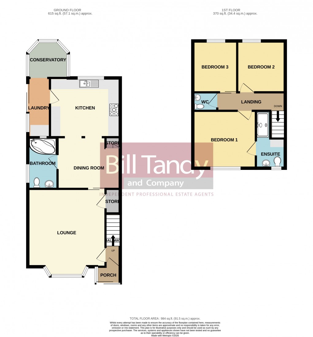 Floorplan for Brownhills, Walsall, West Midlands