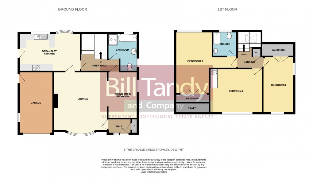 Floorplan for Kings Bromley, Burton-on-Trent, Staffordshire