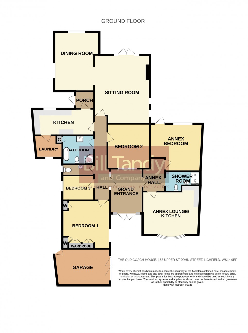 Floorplan for Upper St John Street, Lichfield, Staffordshire