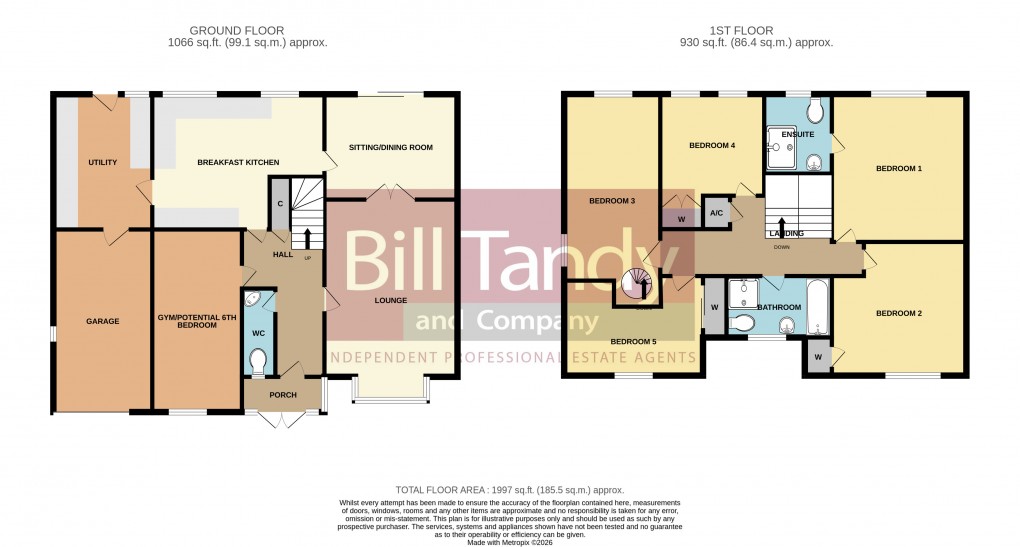 Floorplan for Hunslet Road, Burntwood, Staffordshire