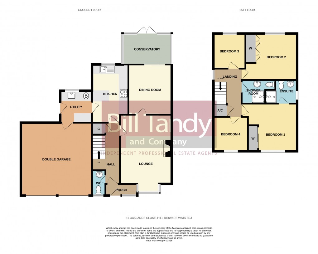 Floorplan for Hill Ridware, Rugeley, Staffordshire