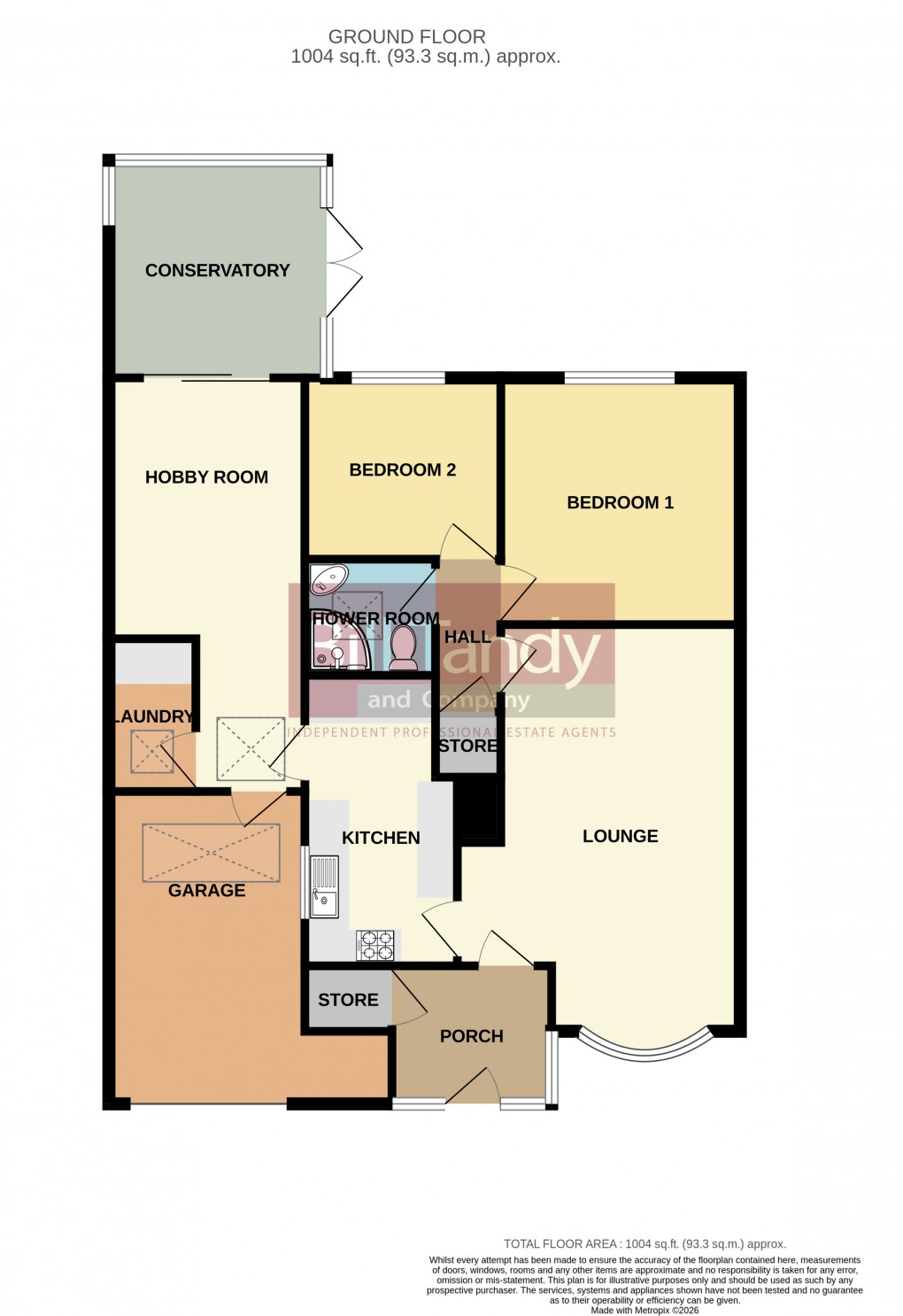 Floorplan for St Luke's Road, Burntwood, Staffordshire