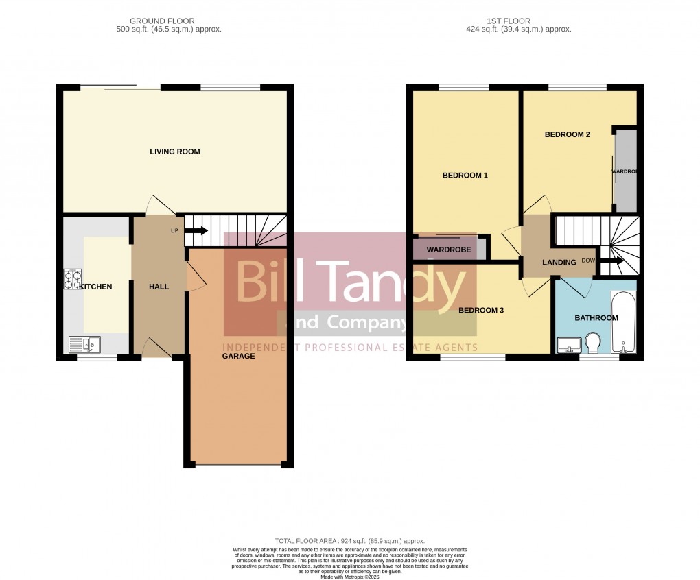 Floorplan for Burntwood Green, Burntwood