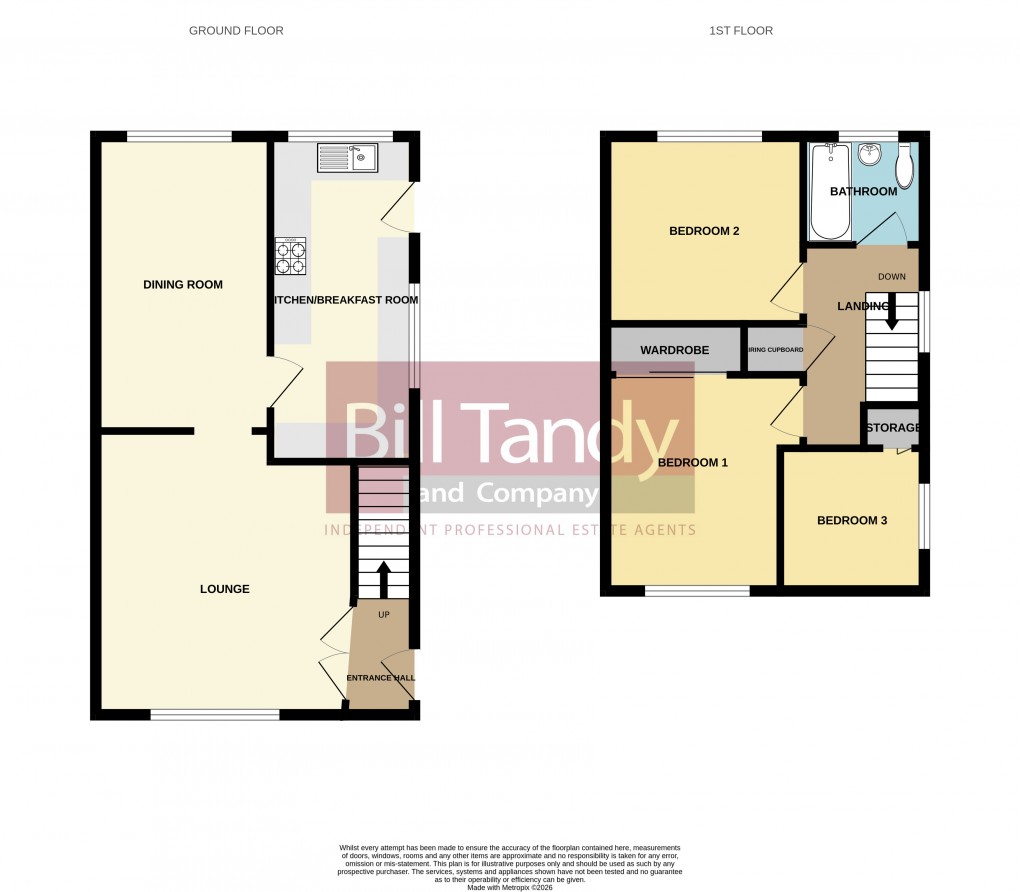 Floorplan for Brownhills, Walsall, West Midlands