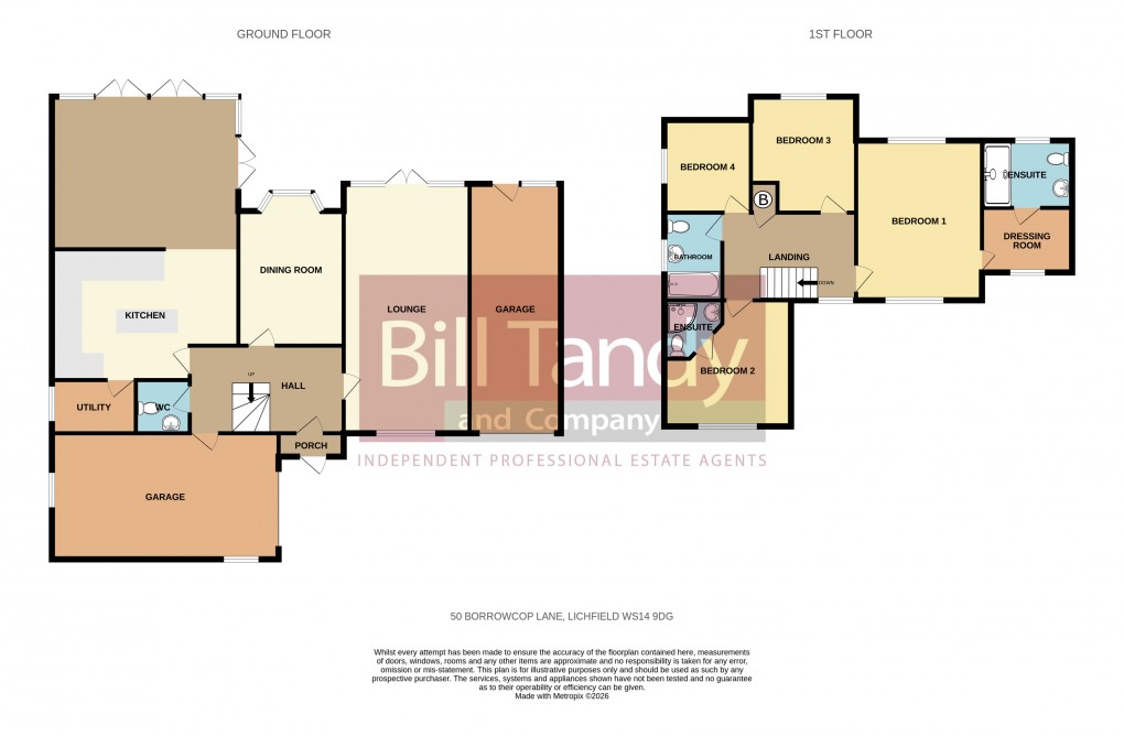 Floorplan for Borrowcop Lane, Lichfield, Staffordshire